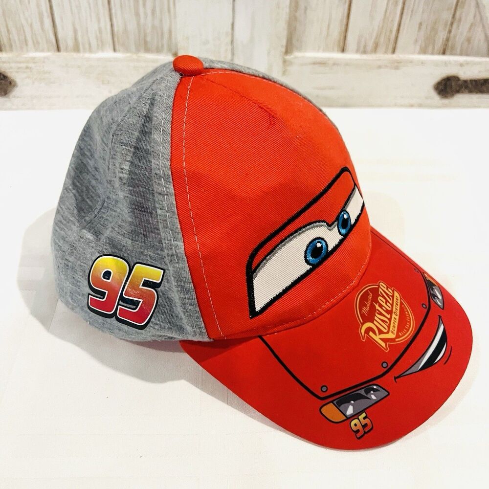 Disney 95 Lightning McQueen Piston Cup Racing Cars Toddler Boys Baseball Cap